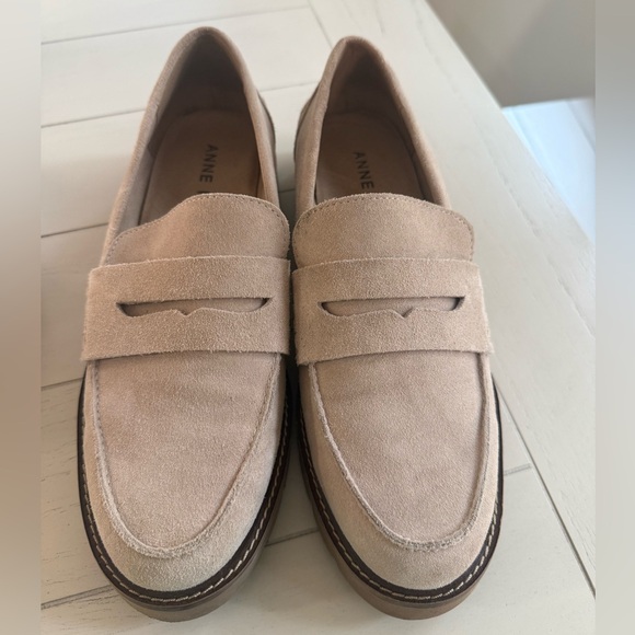 Women’s Tan Suede Loafers - Picture 1 of 3